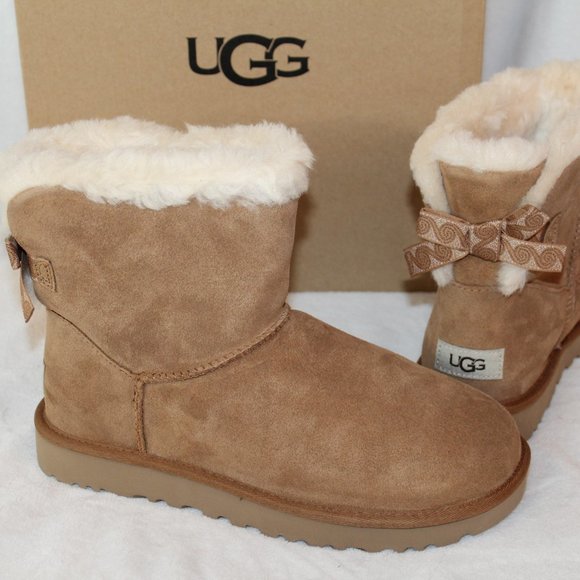 ugg mini bailey bow swirl